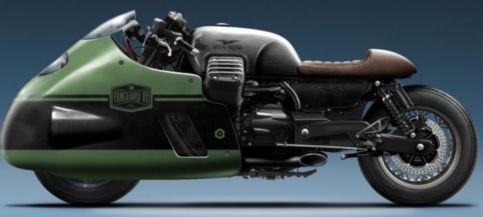 Desain Moto Guzzi Eldorado custom ala Moto Guzzi V8 besutan Vanguard
