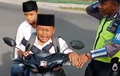 Bocah SMP Bawa Motor Terus Nangis Histeris, Sampai Dipegangin Polisi