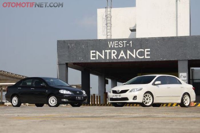 Modifikasi Toyota Corolla Altis 2007 (hitam) &amp; 2012 (putih)