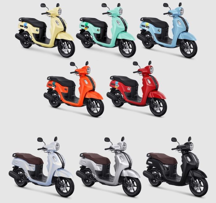 Pilihan warna Yamaha Fazzio