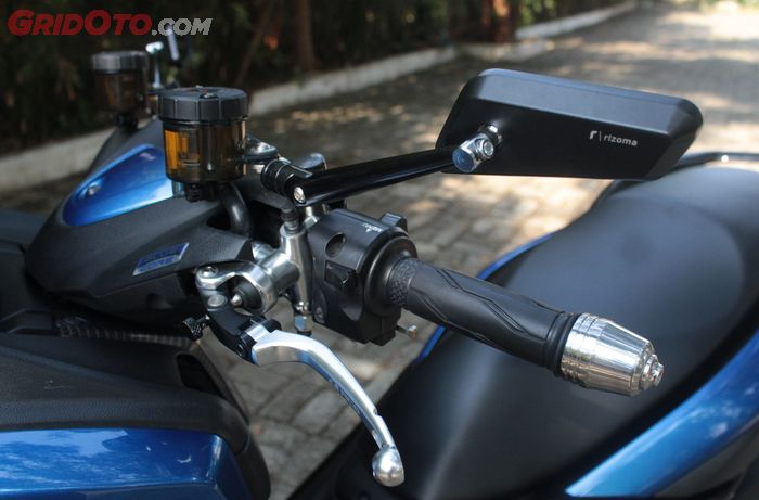 Sektor setang Yamaha New NMAX kece dengan master rem RCB S1 plus spion Rizoma