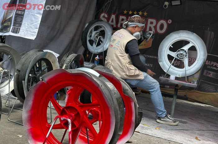 Cat pelek bisa ditunggu di event Sapporo Gaspol