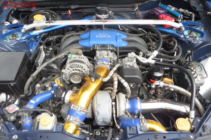 Ilustrasi mesin Subaru BRZ tambah turbo, tenaganya tembus 400 dk!