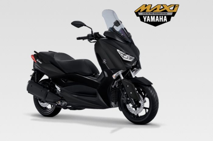Salah satu warna baru Yamaha XMAX, Matte Black