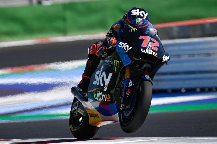 Marco Bezzecchi berhasil jadi yang tercepat, sementara Andi Gilang mengalami crash di FP3 Moto2 San Marino 2020
