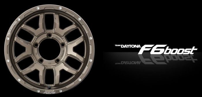 Pelek Rays Team Daytona F6Boost untuk Suzuki Jimny baru