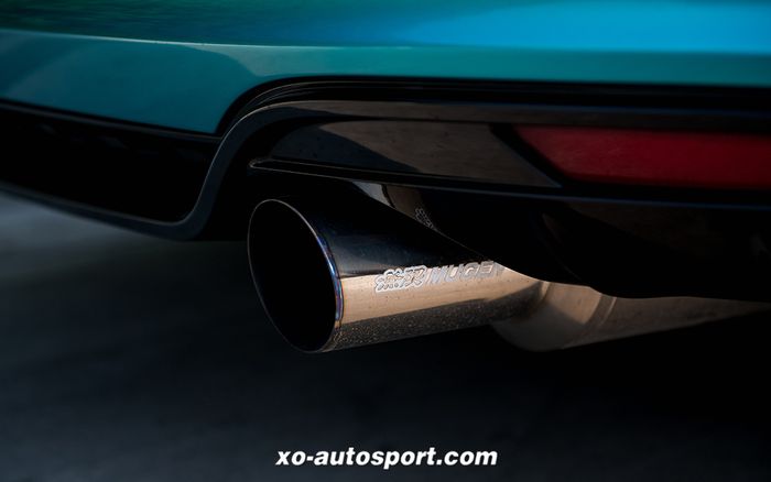 Modifikasi Honda Civic FB pakai full exhaust system Mugen