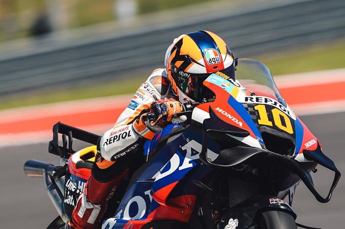 Luca Marini jadi satu-satunya pembalap Honda yang finis di MotoGP Amerika 2024