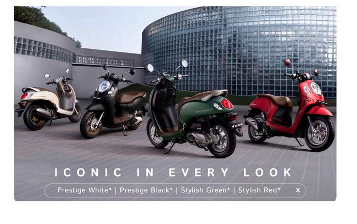 Pilihan warna Honda All New Scoopy terbaru