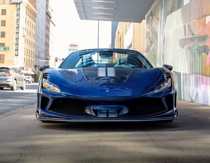 Mesin modifikasi Ferrari F8 Tributo kena suntik vitamin hingga tembus 850 dk