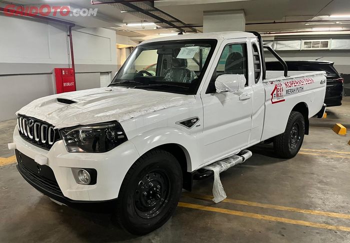 Mahindra Scorpio Pik Up single cabin untuk kendaraan Koperasi Desa/Kelurahan Merah Putih (KDKMP)