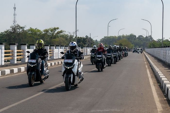 Yamaha NMAX Tour Boemi Nusantara jadi ajang pembuktian reliabilitas NMAX 'Turbo'