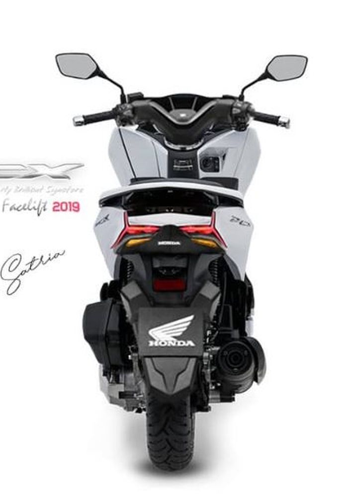 Rendering Honda PCX 150 versi 2019