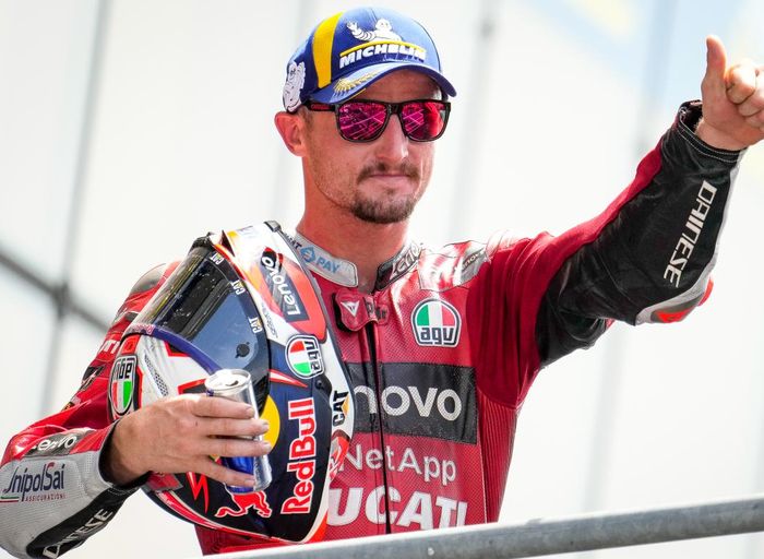 Francesco Bagnaia terjatuh, Jack Miller sayangkan pembalap Ducati gagal sapu bersih podium di MotoGP Prancis 2022