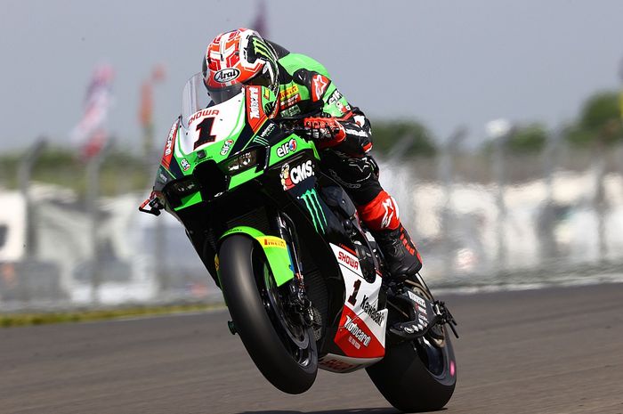 Jonathan Rea meraih podium teratas pada Superpole Race WSBK Belanda