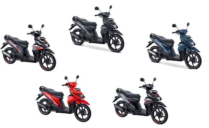 Lima tipe warna Suzuki Nex II