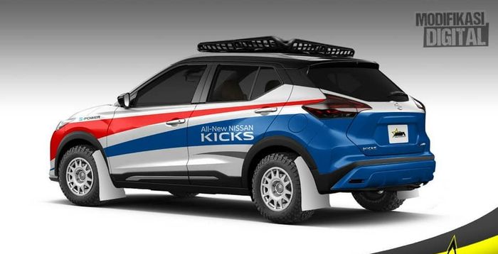 Nissan Kicks e-Power kena modifikasi digital gaya rally