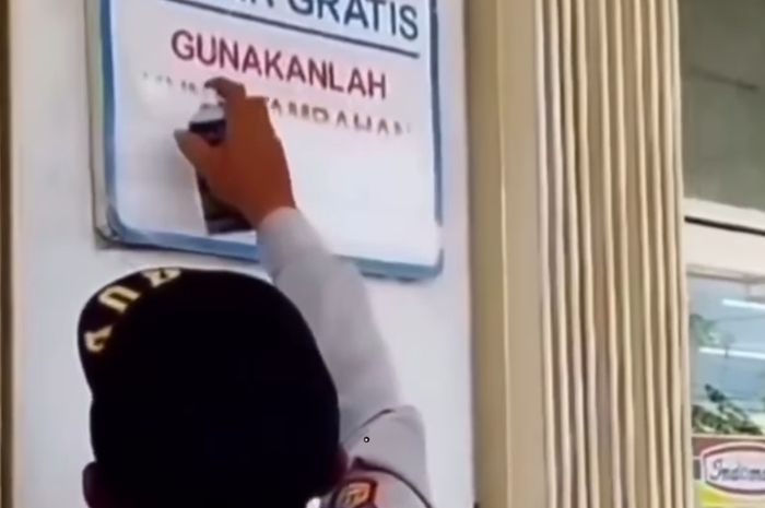 Viral tulisan parkir gratis minimarket dihapus dishub, ini penjelasannya