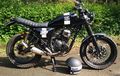 Scrambler Simpel Basisnya Yamaha Scorpio, Bodi dan Kakinya Kekar