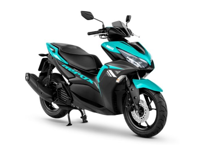 Pilihan warna hijau tosca Yamaha All New Aerox Standard Version Thailand