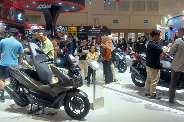 Ilustrasi booth Honda di IMOS 2024