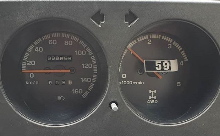 Odometer baru jalan 800 km 