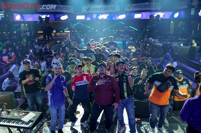 Peluncuran oli motor UMA Racing Lubricant dihadiri banyak komunitas motor