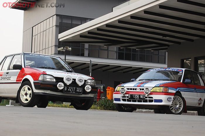Duo Toyota Starlet  Modifikasi  Rally  Look Beda Generasi 