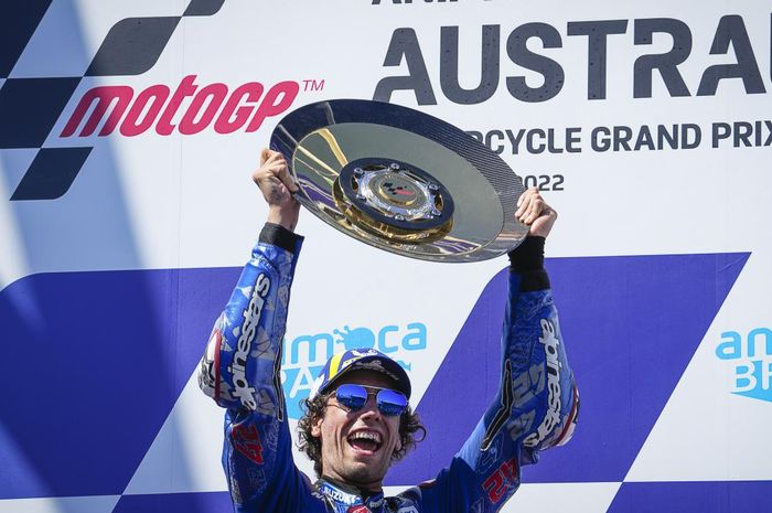 Raih kemenangan di MotoGP Australia 2022, Alex Rins bangga beri kado manis untuk Suzuki yang bakal tinggalkan MotoGP