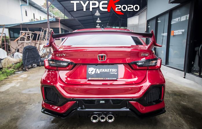 Modifikasi All New Honda City ala Civic Type R garapan NKS Design, Thailand 