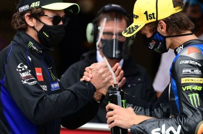 Luca Marini crash parah di FP2 Moto2 Prancis 2020, begini komentar Valentino Rossi