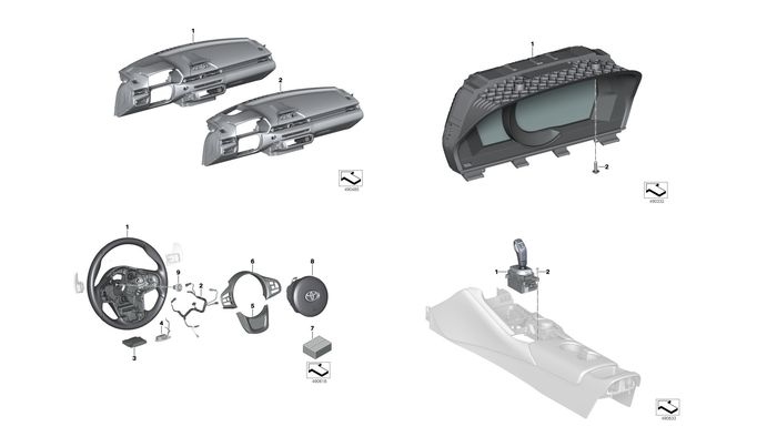 Desain dasbor Toyota Supra bocor dalam bentuk terpisah-pisah
