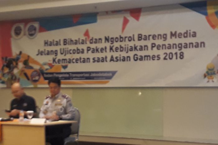 BPTJ dan Dishub DKI bahas paket kebijakan ganjil genap jelang Asean Games