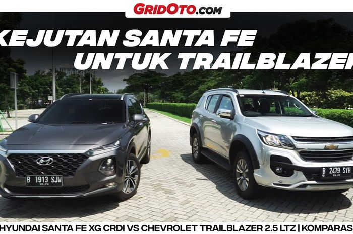 Hyundai Santa Fe XG CRDi VS Chevrolet Trailblazer LTZ