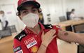 Pamer Lengan Memar Usai Tes Pramusim, Francesco Bagnaia Jadi Korban Batu Nyasar di Sirkuit Mandalika