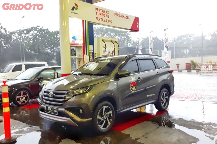 Toyota Rush TRD Sportivo jadi salah satu peserta Holiday Fun Drive 2018