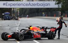 Pirelli Ungkap Penyebab Max Verstappen Alami Pecah Ban di Balapan F1 Azerbaijan 2021