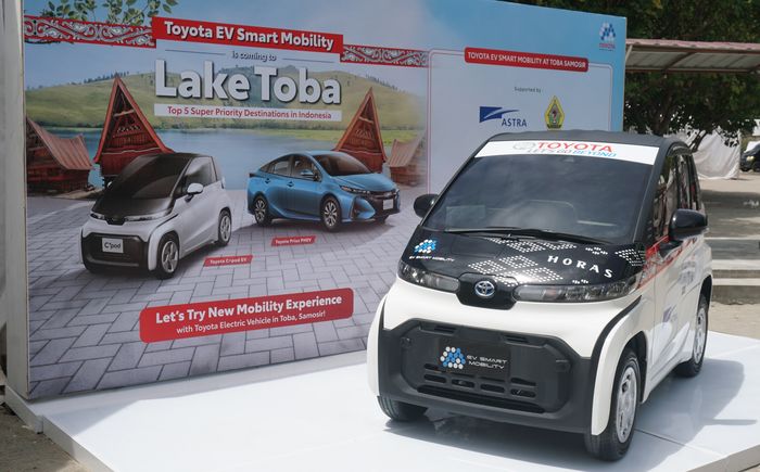 Toyota C+Pod di EV Smart Mobility Toba.