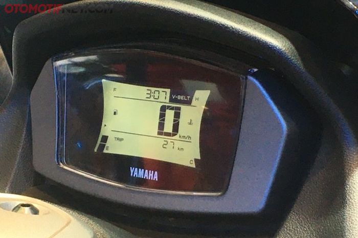 Ilustrasi indikator bensin pada Speedometer Yamaha NMAX terbaru
