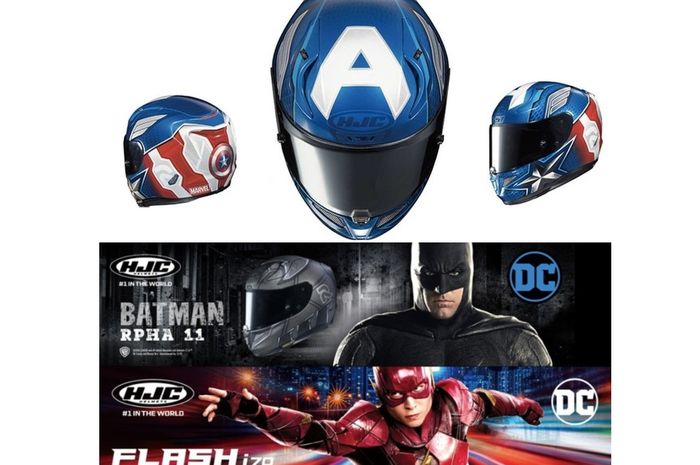 Helm edisi super hero dari HJC