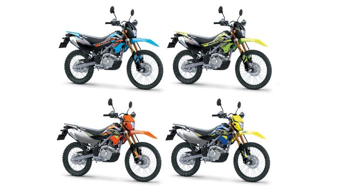 Pilihan warna KLX150 SE paling banyak