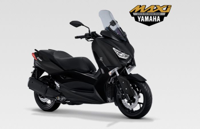 Salah satu warna baru Yamaha XMAX, Matte Black