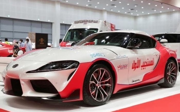 Toyota Supra MK V yang jadi armada ambulans