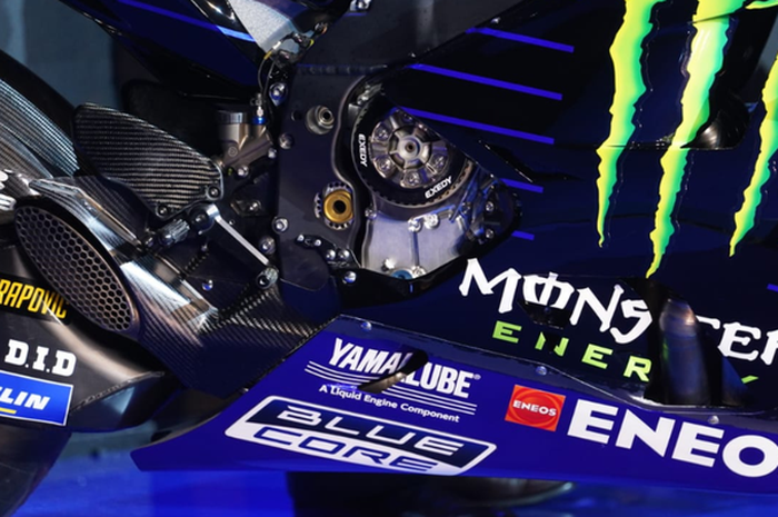 Mesin motor YZR-M1 tim Monster Energy Yamaha MotoGP 2019