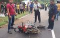 Ngebut dan Terobos Perbaikan Jalan, Pengendara Motor Tewas Adu Banteng Dengan Truk
