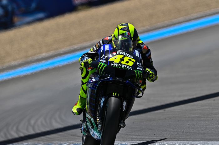 Gagal finish di seri perdana, Valentino Rossi bertekad untuk bangkit saat balapan MotoGP Andalusia 2020