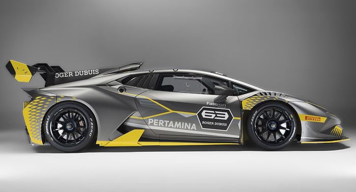 Huracan Super Trofeo Evo dibekali paket erodimakina yang didesain ulang dari versi sebelumnya