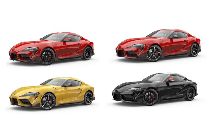 Pilihan warna Toyota Supra