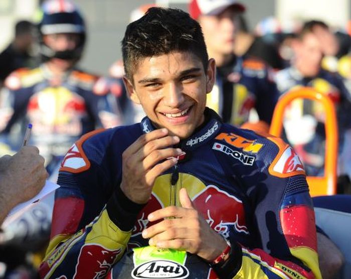 Jorge Martin memulai kariernya sejak belia, namun kiprahnya di dunia balap internasional dimulai di Red Bull Rookies Cup pada 2012