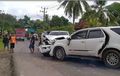 Tragis, Adu Muka Toyota Fortuner Lawan Isuzu D-Max, Seorang Pengacara Meninggal Dunia